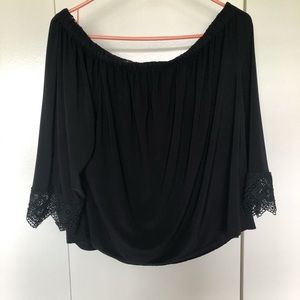 Women’s Black off the shoulder Top